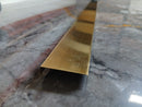 Profil inox U, 32 MM,  lungime 244 cm, GOLD mat