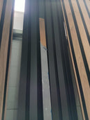 Profil inox U, 32 MM,  lungime 244 cm, BRONZ satin