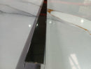 Profil inox U, 10 MM,  lungime 270 cm , ANTRACIT oglinda