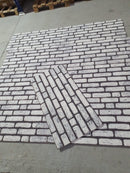 PANOU DECORATIV din polistiren imitatie caramida, B-034, 100*50 cm
