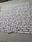 PANOU DECORATIV din polistiren imitatie caramida, B-034, 100*50 cm