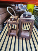 Suport lumanari Rustic duo