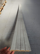 Riflaj decorativ MDF, Line-Light Grey Stone,280x13,5 cm