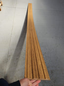 Riflaj decorativ MDF, Line Board Teak,280x13,5 cm