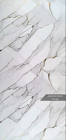 PANOU DECORATIV PVC imitatie marmura,GOLDEN ROCK , 122 x 270 cm