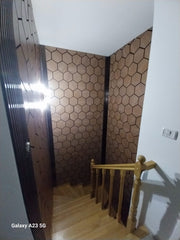 PANOU ACUSTIC HEXAGON MDF  - LAN 605 - 87,2 X 57,9 X 1 cm