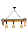 Candelabru Rustic Trio Cu Franghie