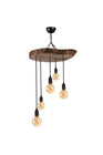 Candelabru Lemn 5 Becuri