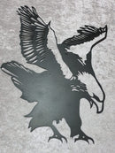 Tablou Metal Black Eagle