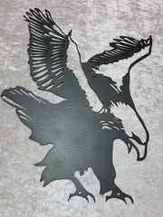 Tablou Metal Black Eagle
