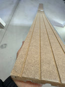 Riflaj decorativ MDF, Line timeless grey,280x13,5 cm
