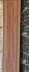 Riflaj decorativ din polistiren, imitatie lemn, LBX 001, 270 x 60 x 1,5 cm- q-home.ro