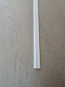 Brau decorativ din Polimer Dur, D 109, ALB, 240 x 2 x 0,8 cm