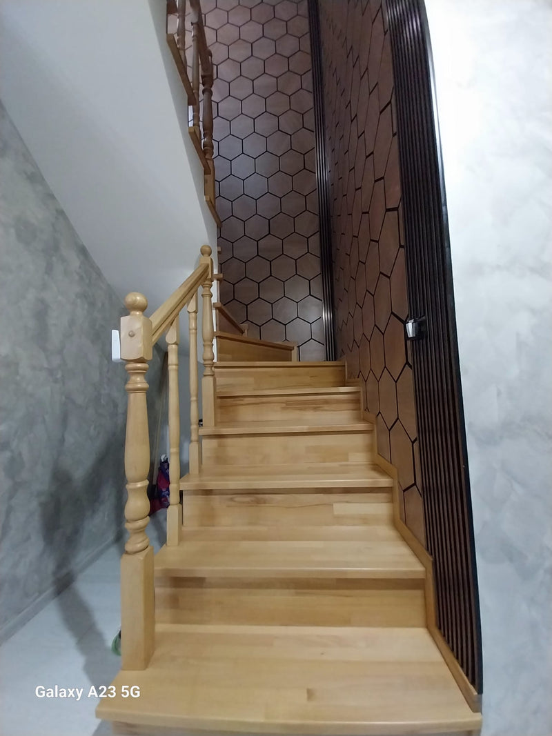 PANOU ACUSTIC HEXAGON MDF  - LAN 605 - 87,2 X 57,9 X 1 cm
