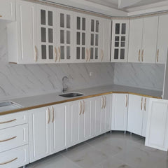 PANOU DECORATIV PVC imitatie marmura CALACATTA WHITE, 122 x 270 cm- Ridicare personala din depozit