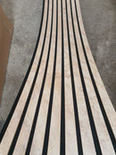 RIFLAJ ACUSTIC MDF- M LAN 708 , 280 x 35 x 1,4 cm