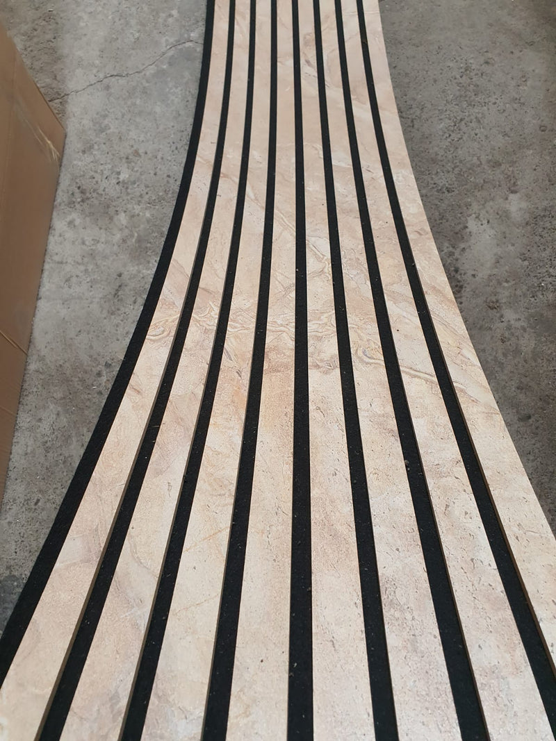 RIFLAJ ACUSTIC MDF- M LAN 708 , 280 x 35 x 1,4 cm