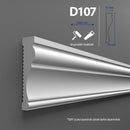 Brau decorativ din duropolimer 70 mm Alb, D 107