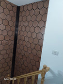 PANOU ACUSTIC HEXAGON MDF  - LAN 605 - 87,2 X 57,9 X 1 cm