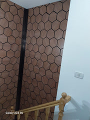 PANOU ACUSTIC HEXAGON MDF  - LAN 605 - 87,2 X 57,9 X 1 cm