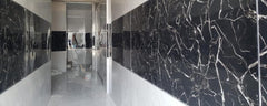 PANOU DECORATIV PVC imitatie marmura , BLACK, 122 x 244 cm- Cu ridicare personala din depozit!!!