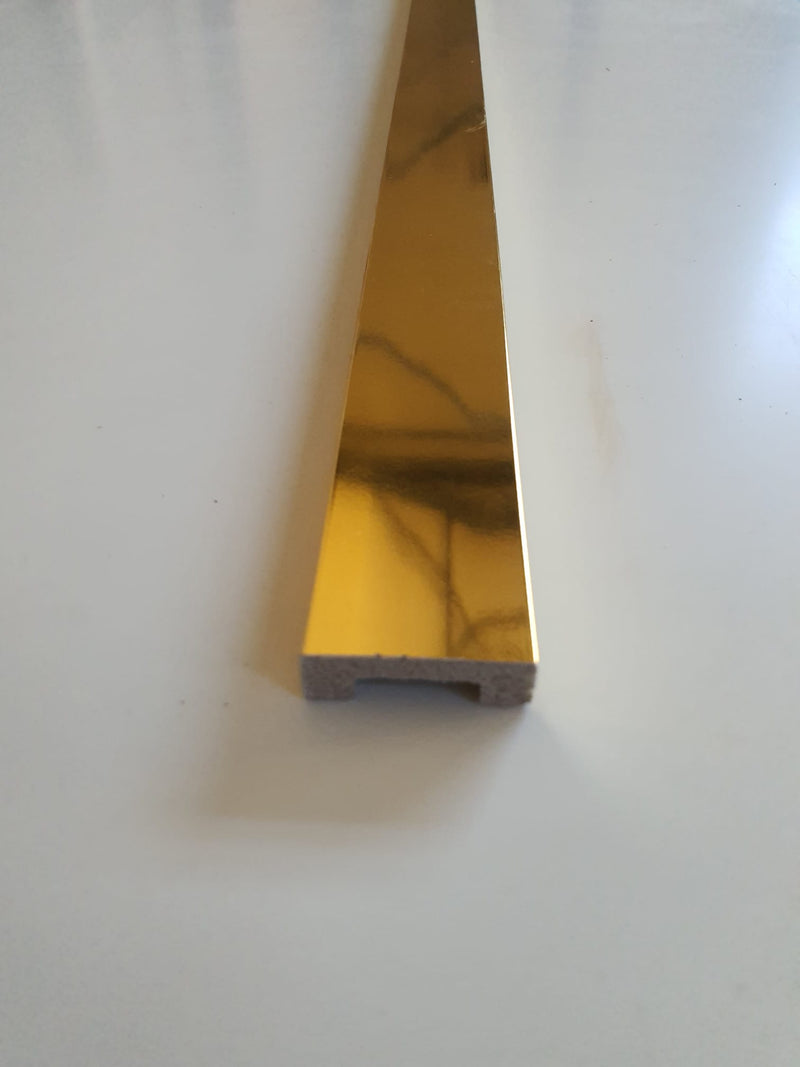 Brau decorativ din Polimer Dur 40 mm Auriu plat