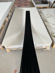 RIFLAJ POLIMER DUR NEGRU- D407-303, 290 x 20 x 1,1 cm