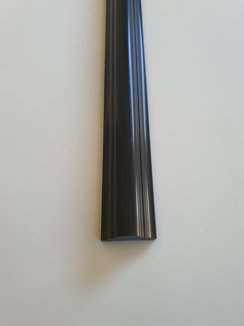 Brau decorativ din Polimer Dur,NEGRU, 240 x 4 x 2 cm , B81-6