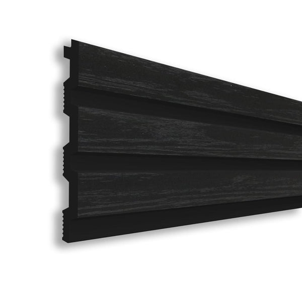 Riflaj decorativ duropolimer, negru, D 404-105 B, 265 x 11,5 x 1,2 cm- q-home.ro