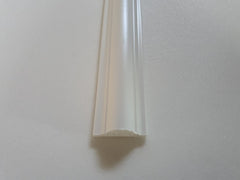 Brau decorativ din duropolimer 2400x40x16 mm Alb D 104 E- Livrare rapida!