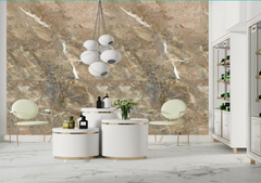 PANOURI DECORATIVE MARMURA PVC - EVEREST KAHVE, 122 x 244 cm- Cu ridicare personala din depozit!!!