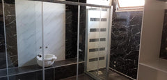 PANOU DECORATIV PVC imitatie marmura CALACATTA WHITE, 122 x 270 cm- Ridicare personala din depozit