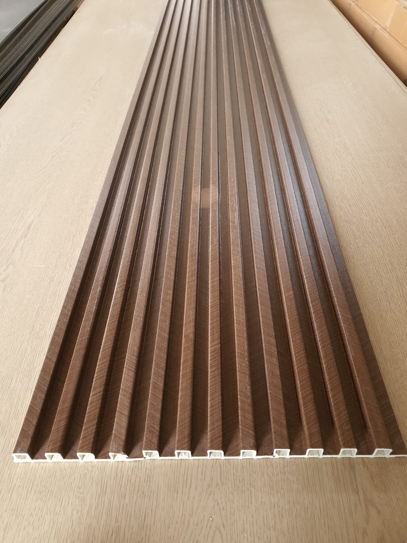 Riflaj decorativ din SPC,LINEN DARK BROWN 29192-6