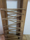 Suport din lemn natural pentru hartie igienica, 64 x 33 x 10 cm