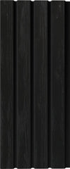 Riflaj decorativ din duropolimer, NEGRU, 290 x 20,3 x 1 cm