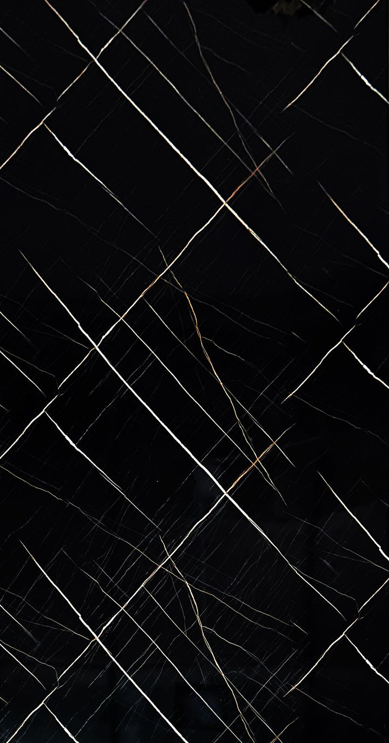 PANOU DECORATIV PVC imitatie marmura BLACK , 122 x 270 cm- Ridicare personala din depozit