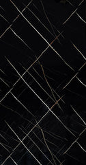 Panou decorativ, imitatie marmura BLACK , 122 x 270 cm