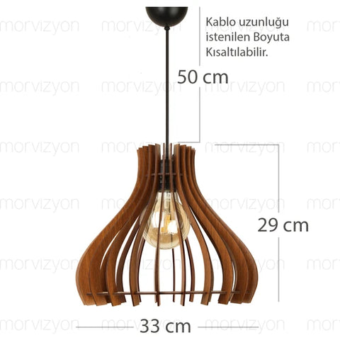 Candelabru decorativ din lemn- q-home.ro