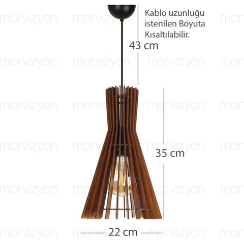 Candelabru din MDF, 22 X 35 cm