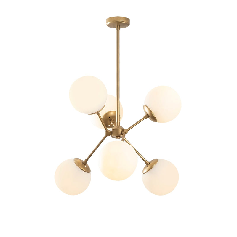 Candelabru De Lux, Auriu / Alb- q-home.ro