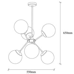 Candelabru De Lux, Auriu / Alb- q-home.ro