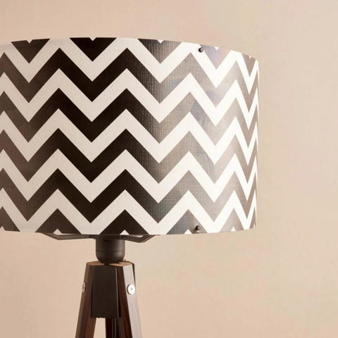 Lampadar trepied modern, Insignio, alb / negru, 140X38, 1xE27