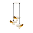 Lustra NITID, metal, Negru-alb- q-home.ro