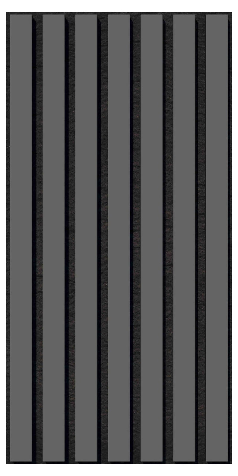 Panouri acustice  decorative - lamele polimer dur, LAN 107, 280 x 35 x 1,8 cm
