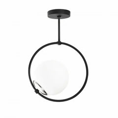 Lustra Dolunay ,E27, Max. 40W, Culoare Negru / Alb- q-home.ro
