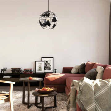 Lustra Fellini, Soclu E27, Max. 40W, Culoare Negru- q-home.ro