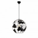 Lustra Fellini, Soclu E27, Max. 40W, Culoare Negru- q-home.ro