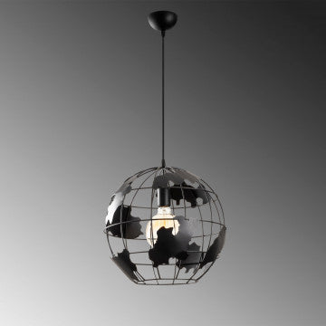 Lustra Fellini, Soclu E27, Max. 40W, Culoare Negru- q-home.ro