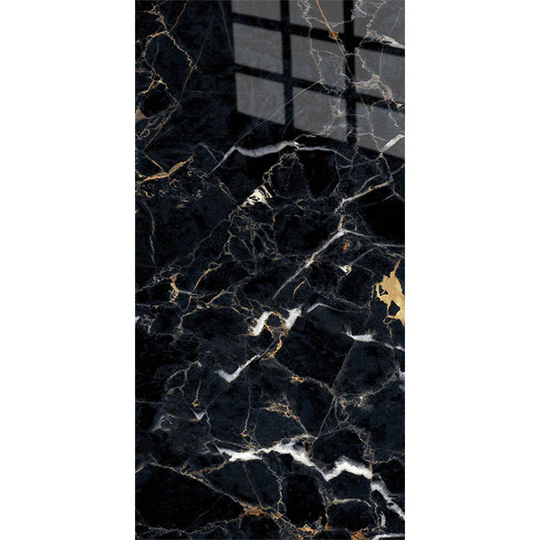 PANOURI DECORATIVE MARMURA PVC  PORTORO BLACK, 122 x 244 cm- Cu ridicare personala din depozit!!!