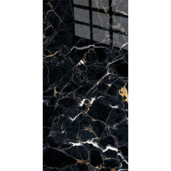 PANOURI DECORATIVE MARMURA PVC  PORTORO BLACK, 122 x 244 cm- Cu ridicare personala din depozit!!!